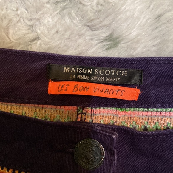 Maison Scotch Embroidered shorts Size 30 - Picture 10 of 12